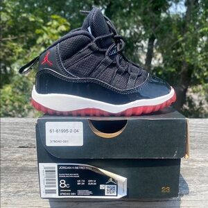 Jordan Bred 11 Size 8c TD